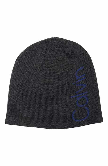 Calvin Klein Logo Reversible Beanie
