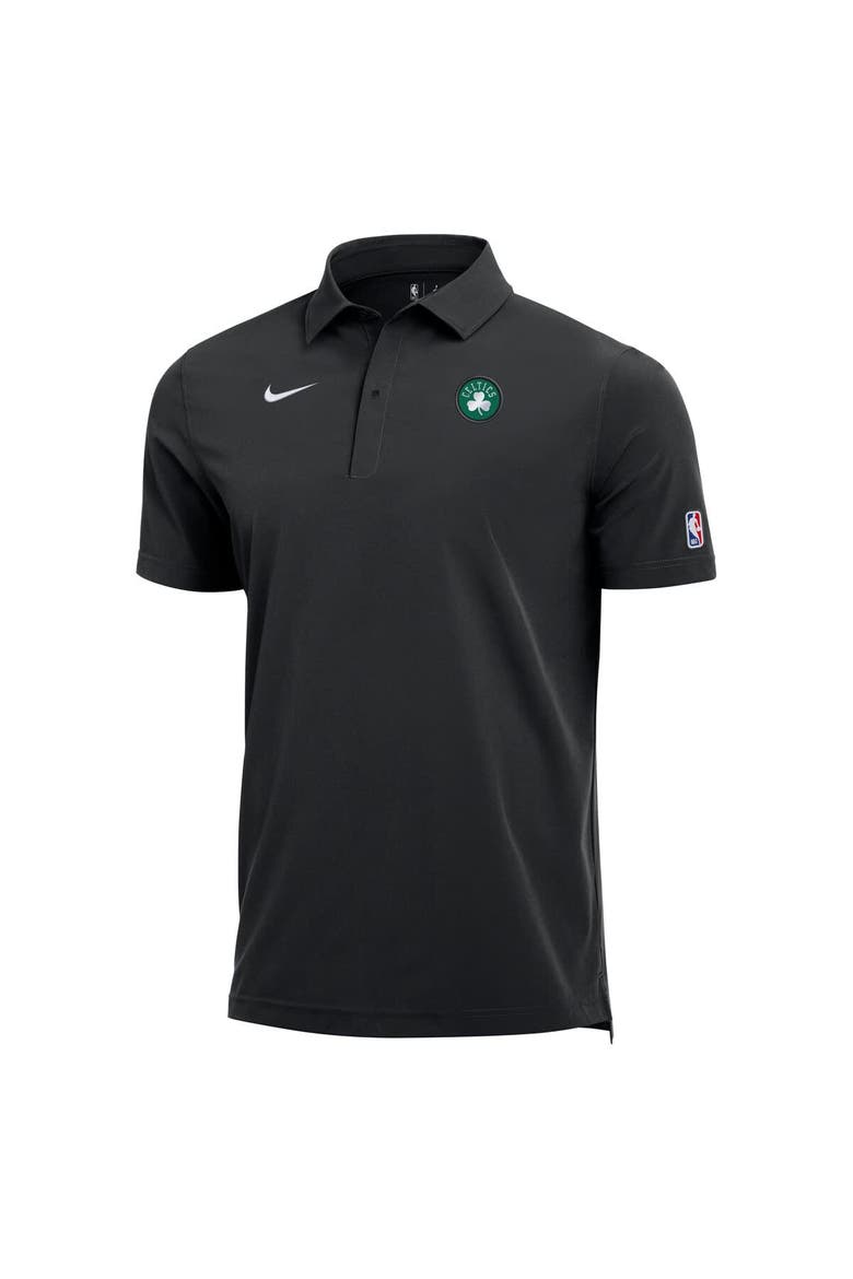 Men's Nike  Black Boston Celtics 2025/26 Authentic Dri-FIT Coaches Polo, Alternate, color, Black