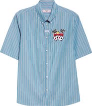 Martine Rose Casual Stripe Button-Down Shirt