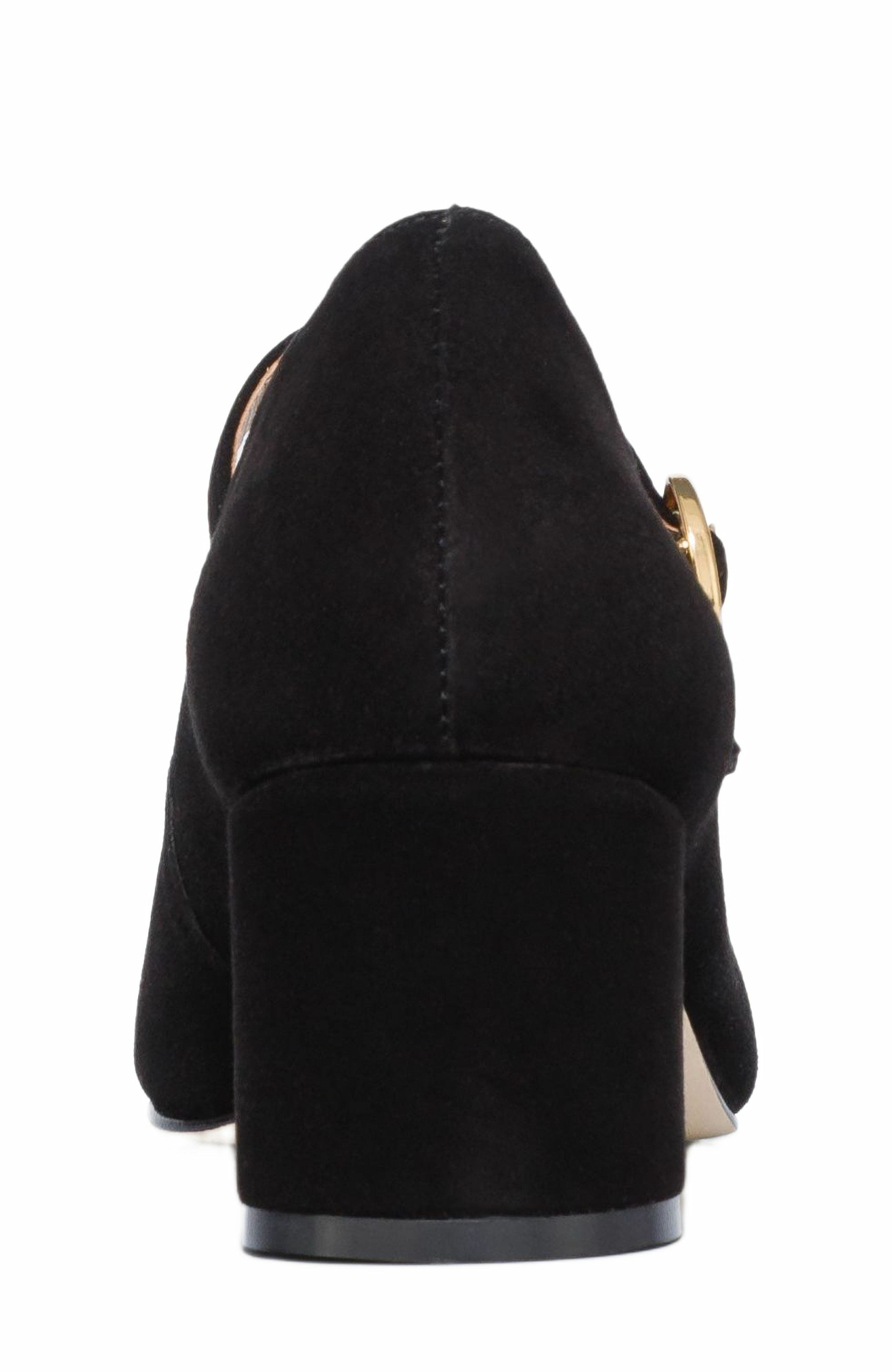 Bernardo Footwear Ancona Block Heel Mary Jane, Alternate, color, Black