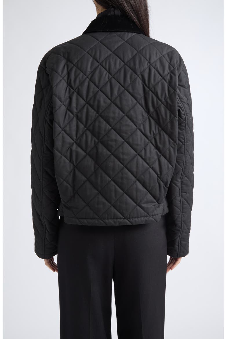 Quilted Blouson Jacket, Alternate, color, NERO