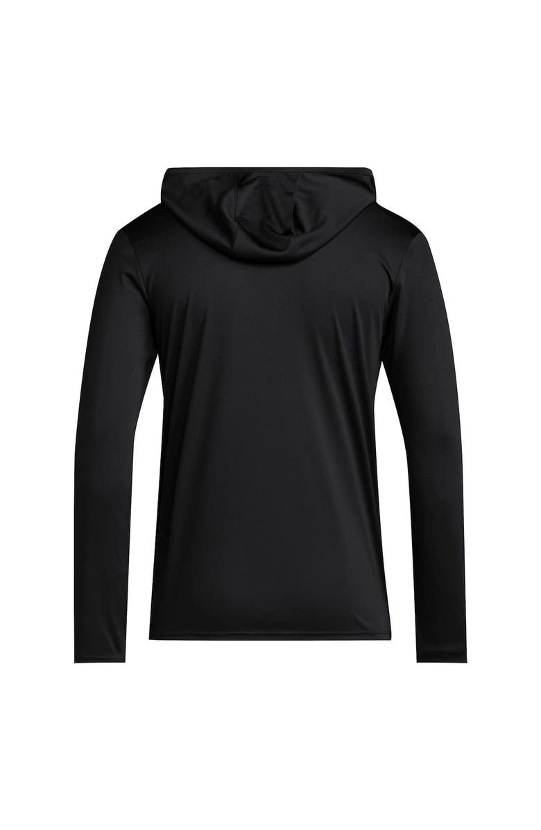 adidas Men's adidas Black Arizona State Sun Devils 2025 AEROREADY Sideline Training Long Sleeve Hooded T-Shirt, Alternate, color,