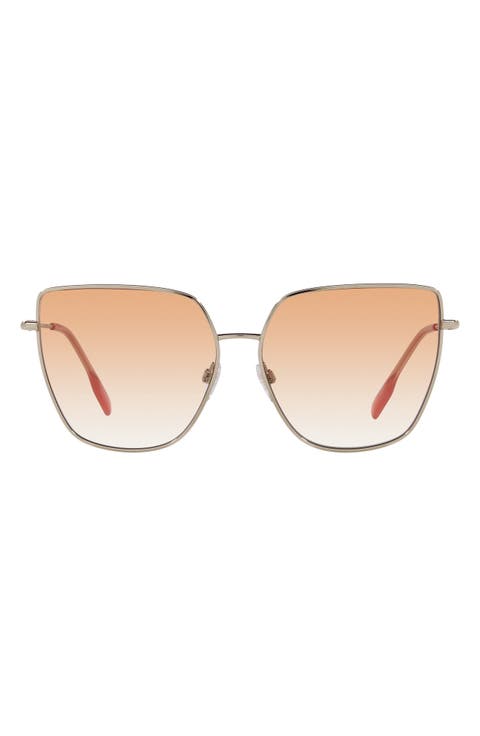 Alexis 61mm Gradient Irregular Sunglasses