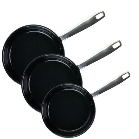 Maestro Ceramic Nonstick Frying Pan 3-Piece Set