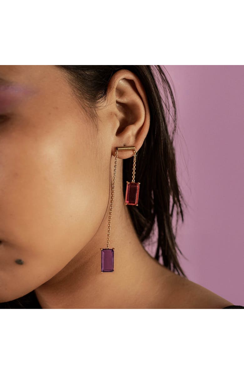 Dhwani Bansal KANDI EARRINGS, Alternate, color, Gold Plated