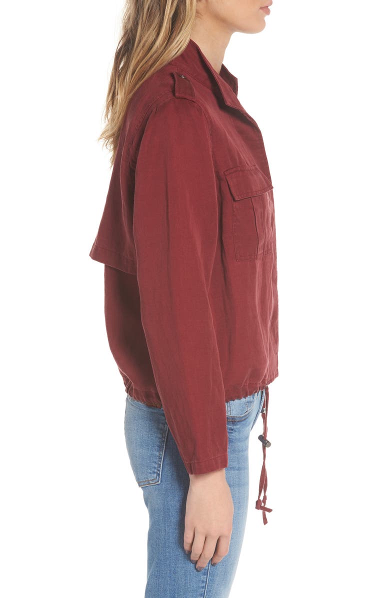 Rails Maverick Military Jacket, Alternate, color, Oxblood