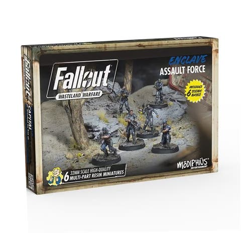 Fallout Wasteland Warfare Enclaveforce 6 Miniatures