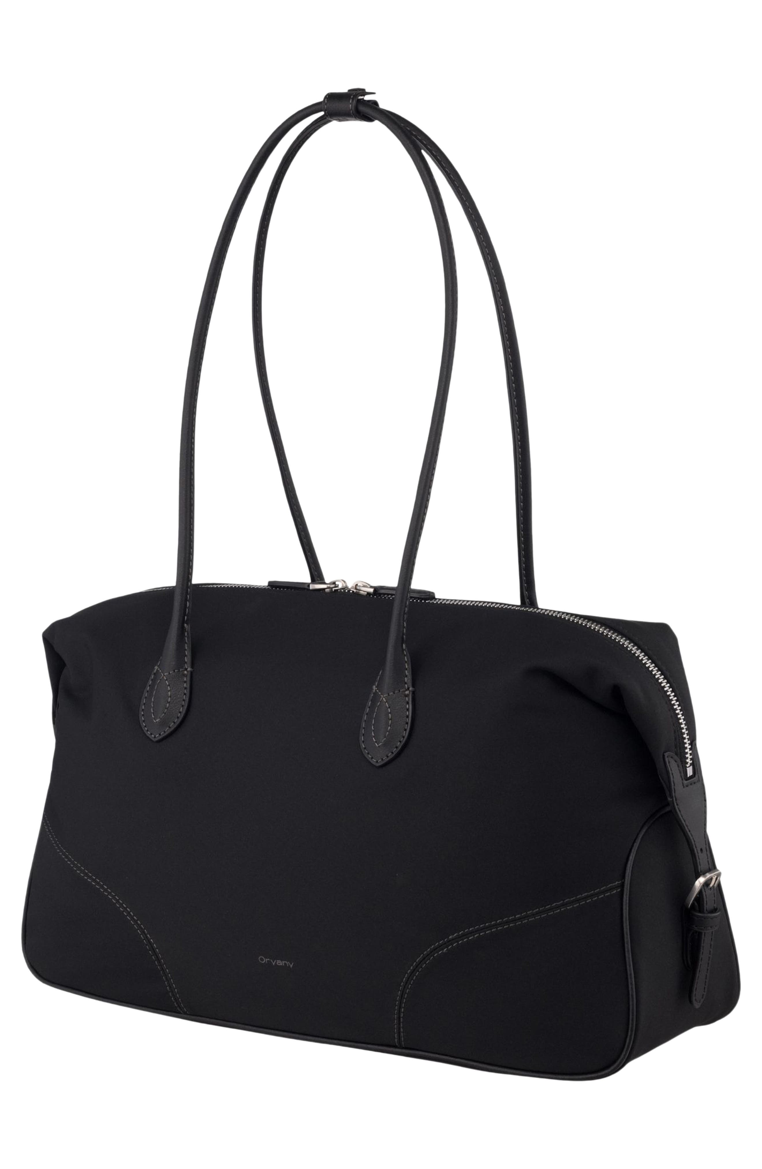 Oryany Holo Nylon Shoulder Bag, Alternate, color, Black