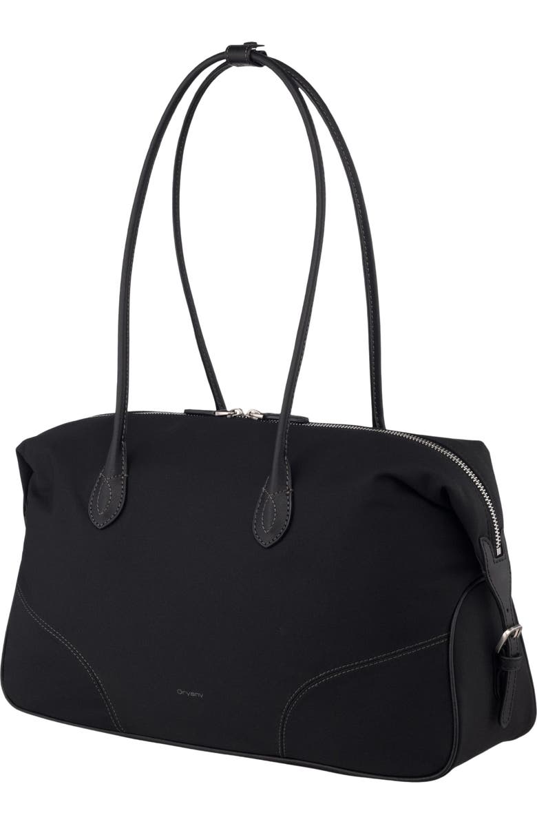 Oryany Holo Nylon Shoulder Bag, Alternate, color, Black