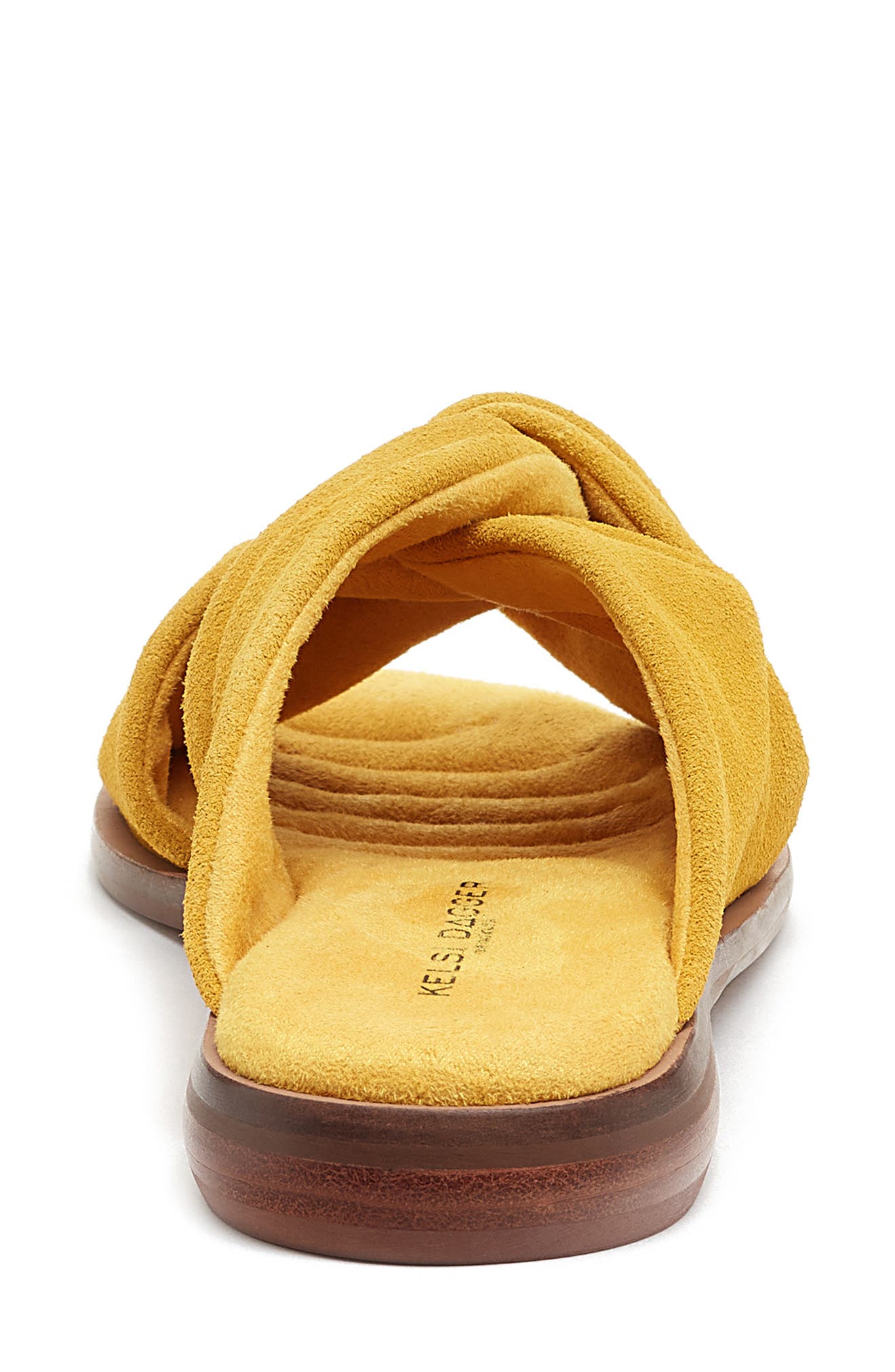 Twist Slide Sandal, Alternate, color, MELLOW