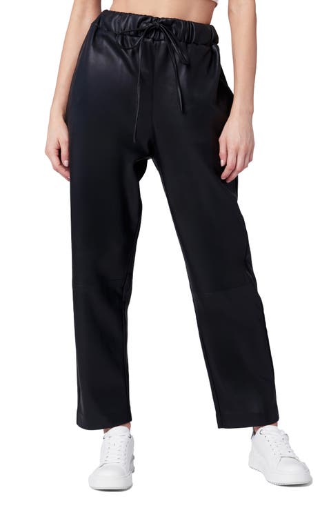 Pull On Drawstring Cocoon Pants