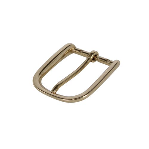 Trafalgar 35mm Solid Brass Italian Rounded Edged Harness Belt Buckle