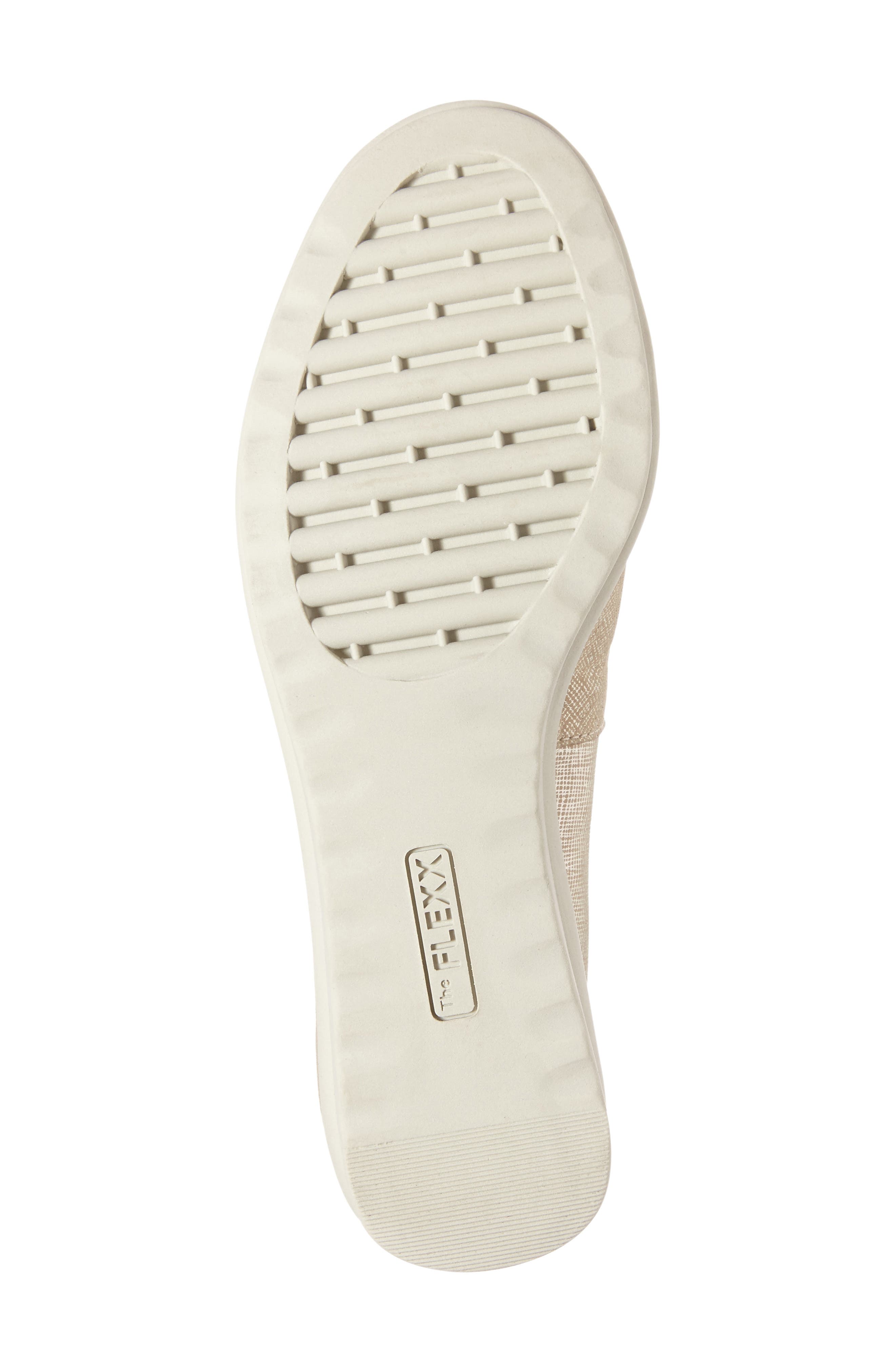Boco Loco Peeptoe Flat, Alternate, color, PLATINO LEATHER