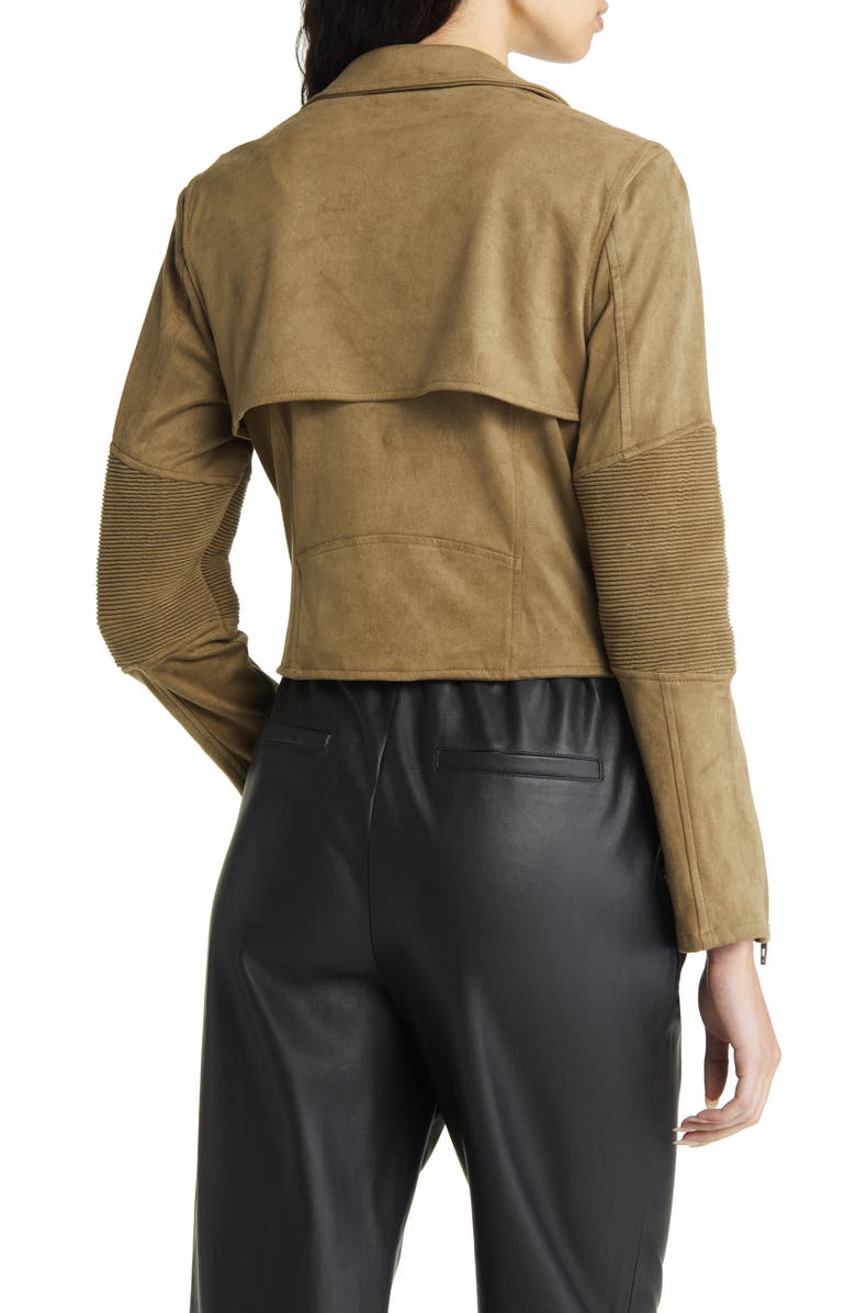 BLANKNYC Faux Suede Moto Jacket, Alternate, color, 
