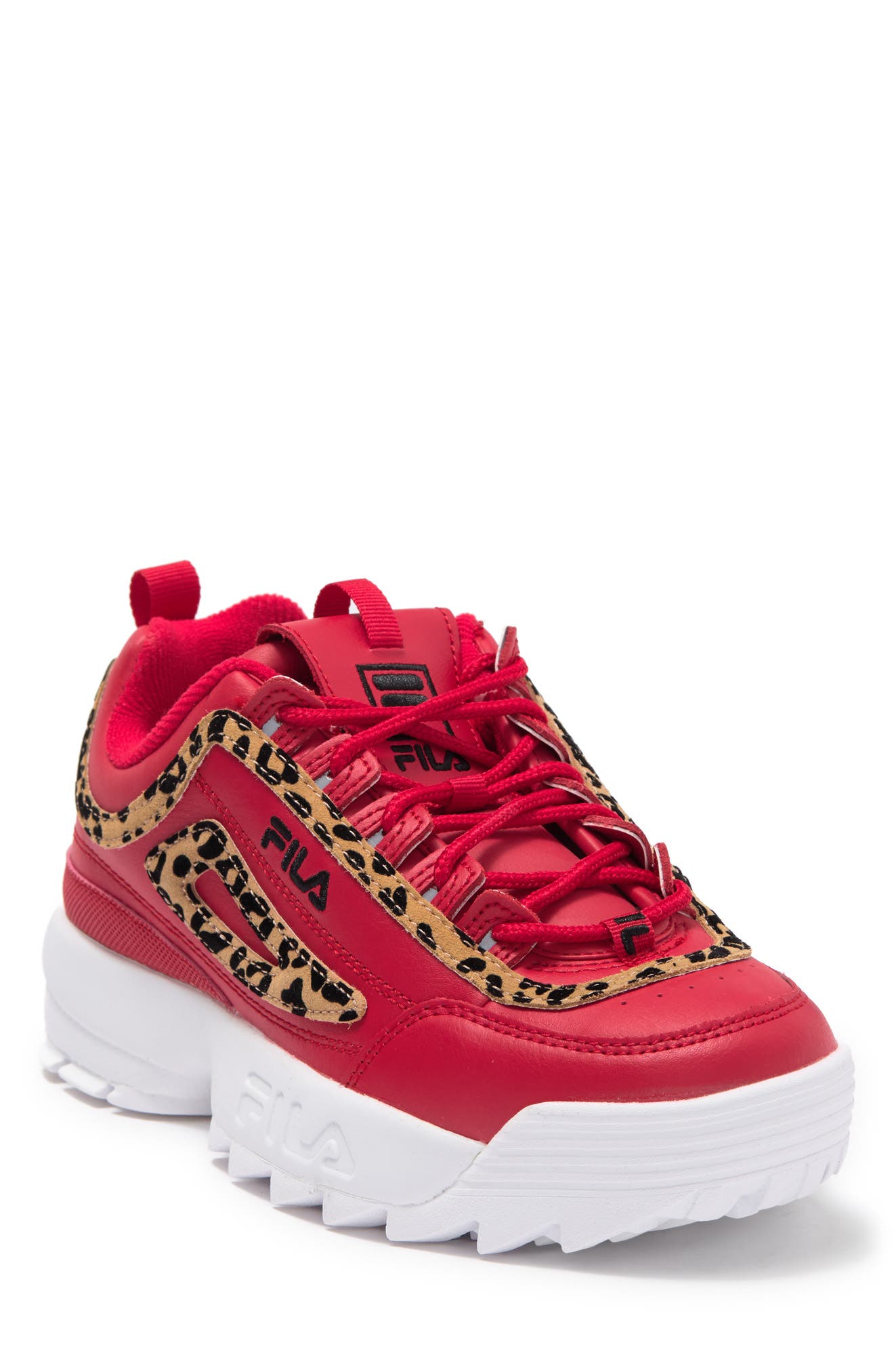 FILA Disruptor II Leopard Sneaker, Main, color, 