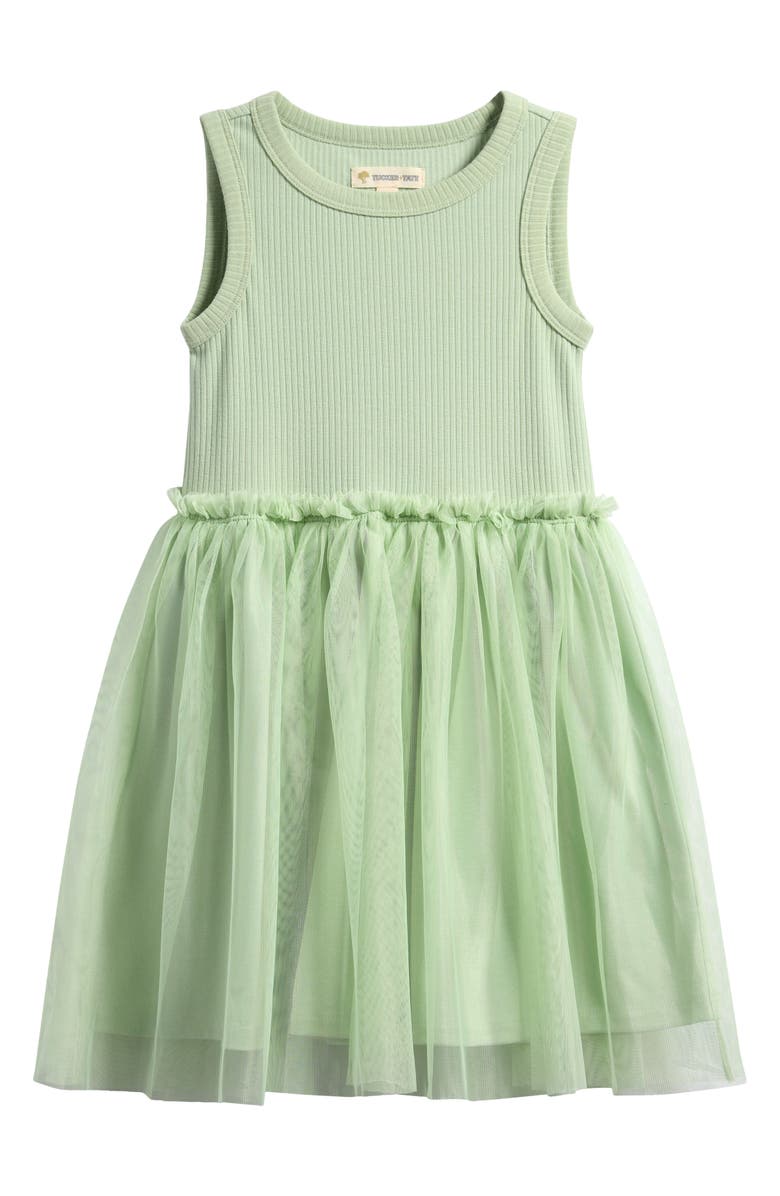 Tucker + Tate Kid's Mixed Media Tutu Dress, Main, color, 