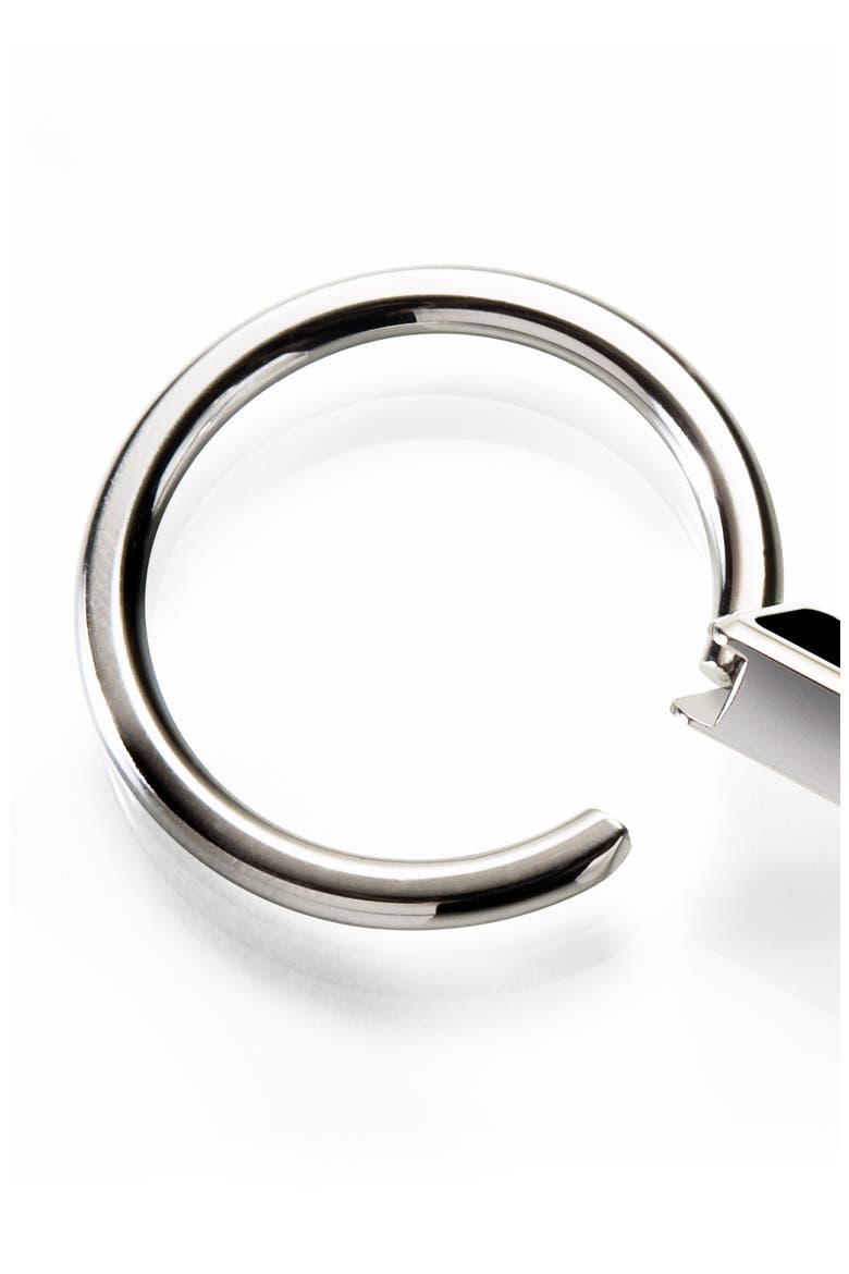 Cocoblo Wood Key Chain, Alternate, color, SILVER / BROWN