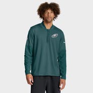 Nike Men's Nike Green Philadelphia Eagles Sideline Dri-FIT Half-Zip Pullover
