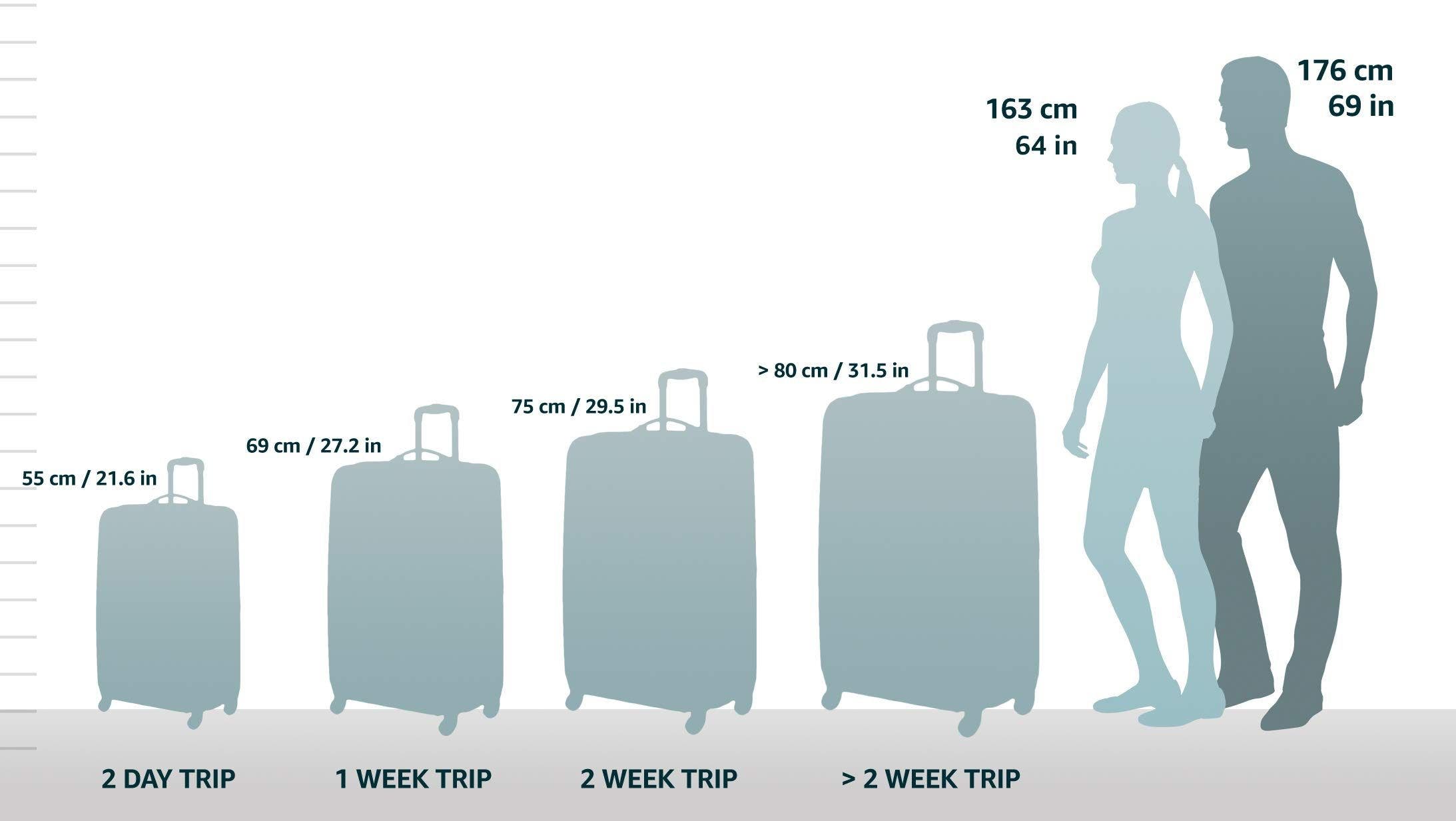Samsonite Omni PC  Checked-Large 28-Inch Hardside Expandable Luggage with Spinner Wheels, Alternate, color, Black
