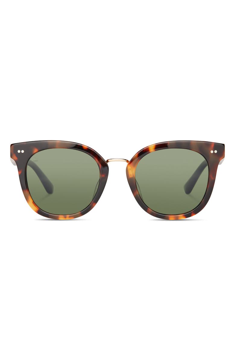 TOMS Cecilia 50mm Polarized Small Cat Eye Sunglasses, Main, color,