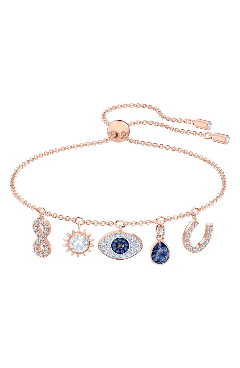 Swarovski Symbolic Slide Bracelet, Main, color,