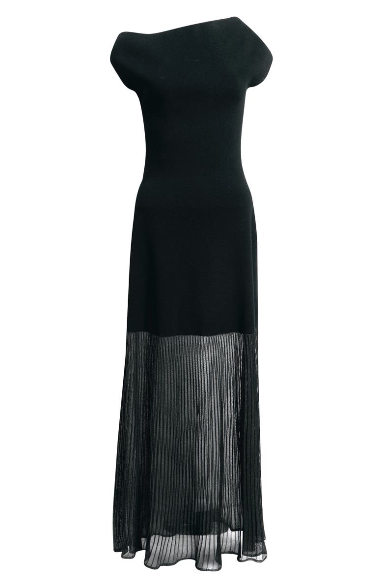 Rails Vinka Mixed Media Maxi Dress, Alternate, color, Black