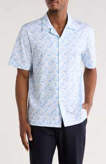 Bugatchi Print Camp Shirt
