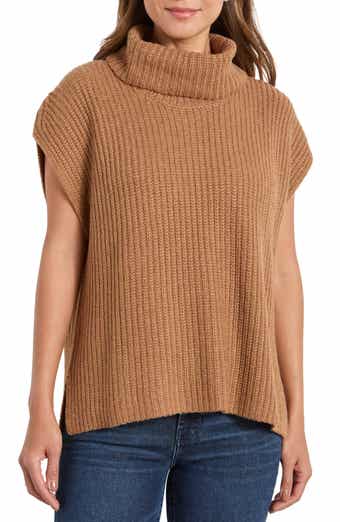 Splendid Rosalie Turtleneck Short Sleeve Sweater