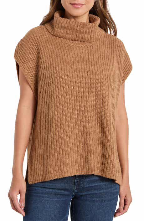 Splendid Rosalie Turtleneck Short Sleeve Sweater