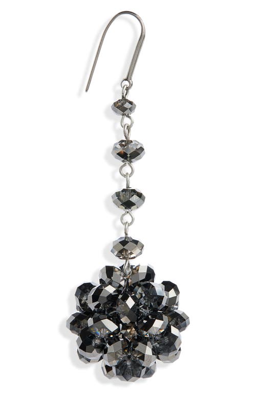 Isabel Marant Crystal Cluster Drop Earrings In Metallic