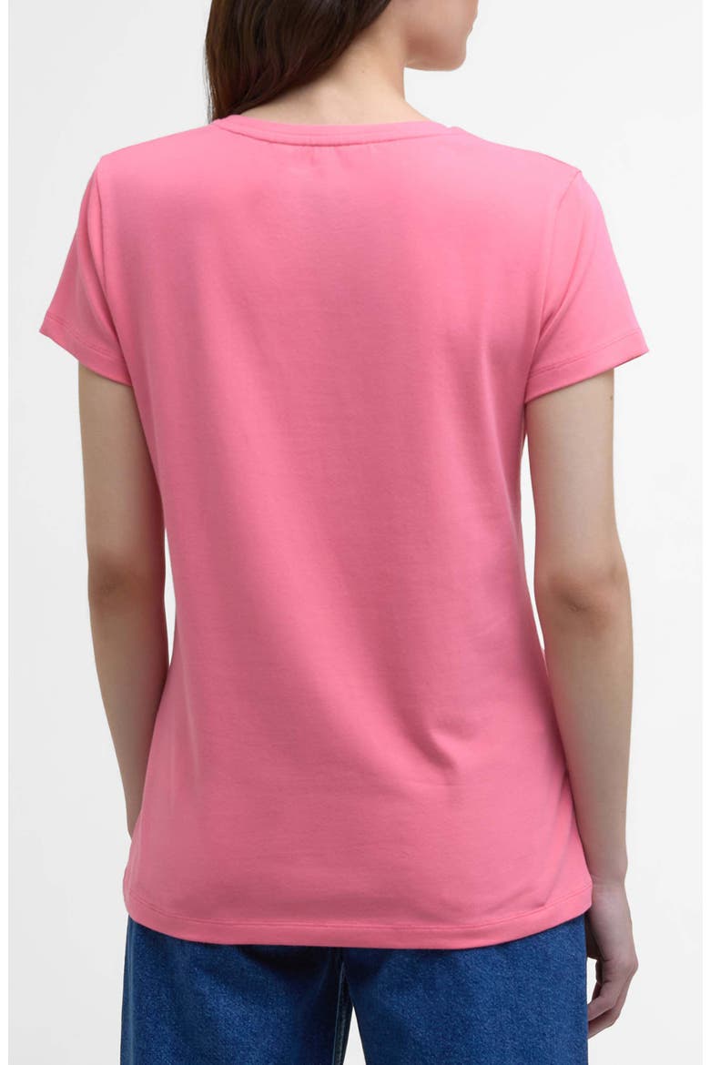 Saltford Embroidered Logo T-Shirt, Alternate, color, PINK PUNCH