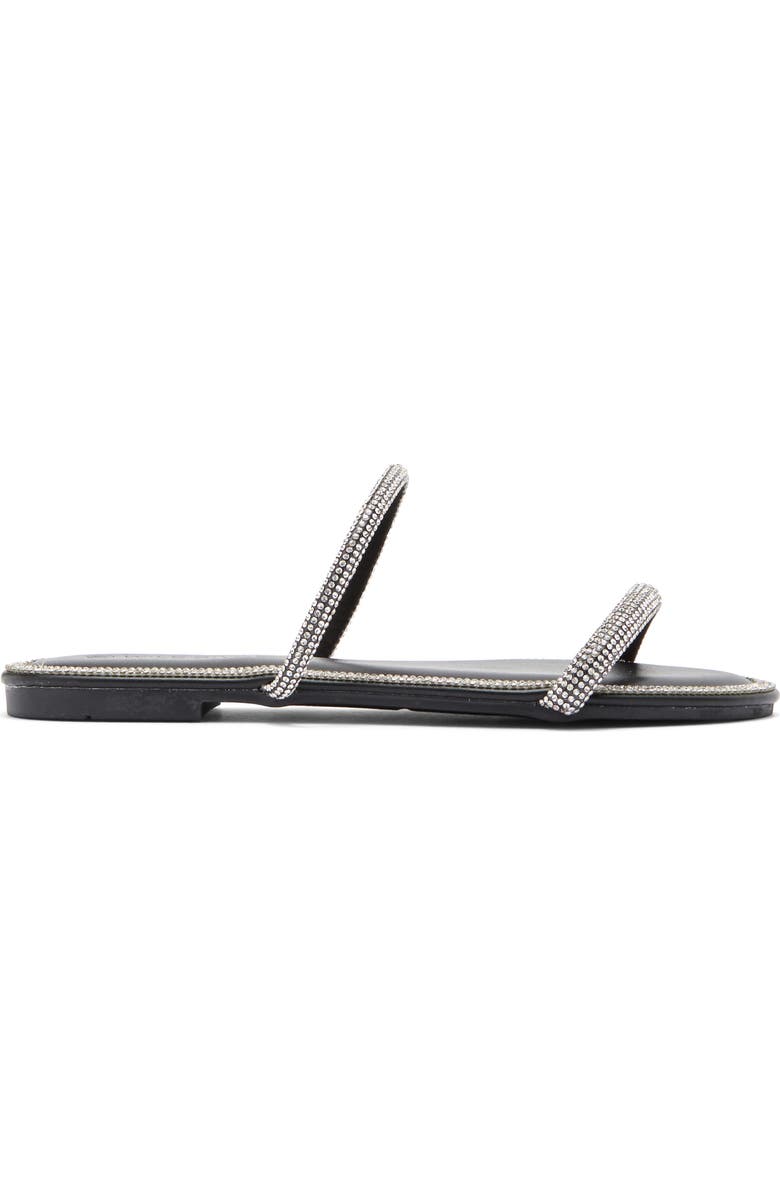 WILD DIVA LOUNGE Roo Rhinestone Slide Sandal, Alternate, color,