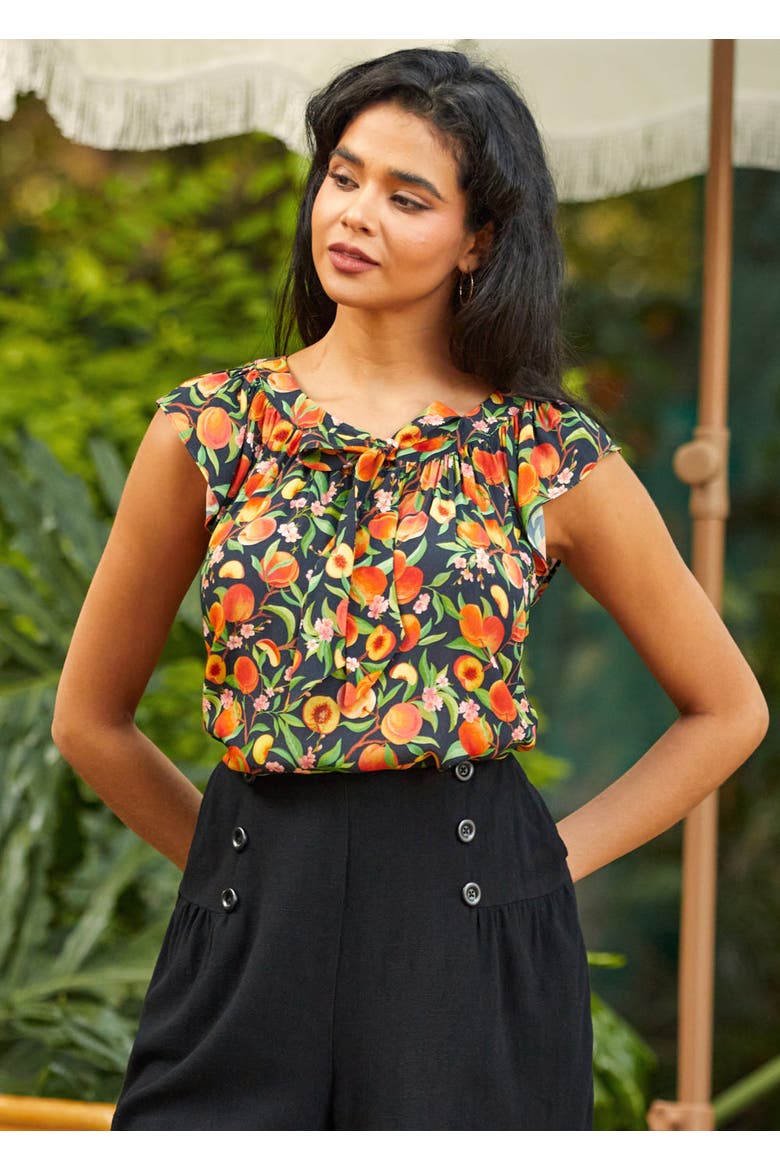 Sweet as Can Be Ruffle Top, Alternate, color, Just Peachy