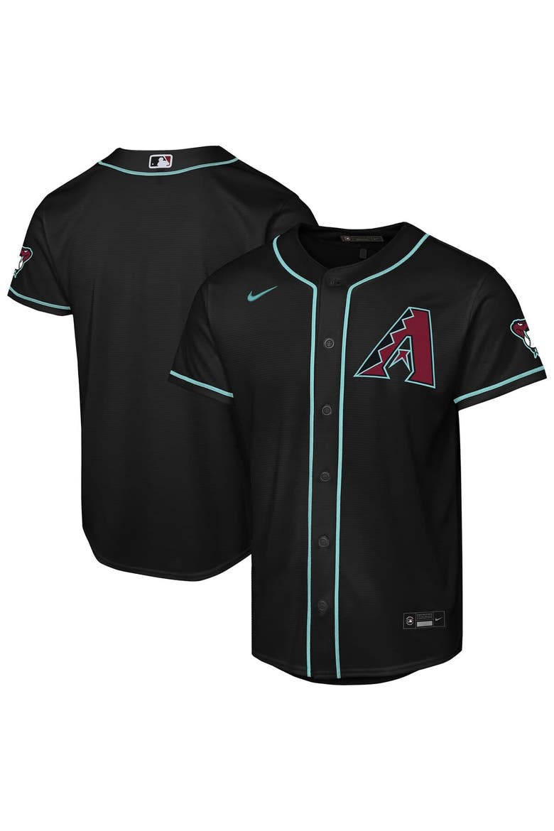 Youth Nike  Black Arizona Diamondbacks Alternate Stadium Jersey, Main, color, Black