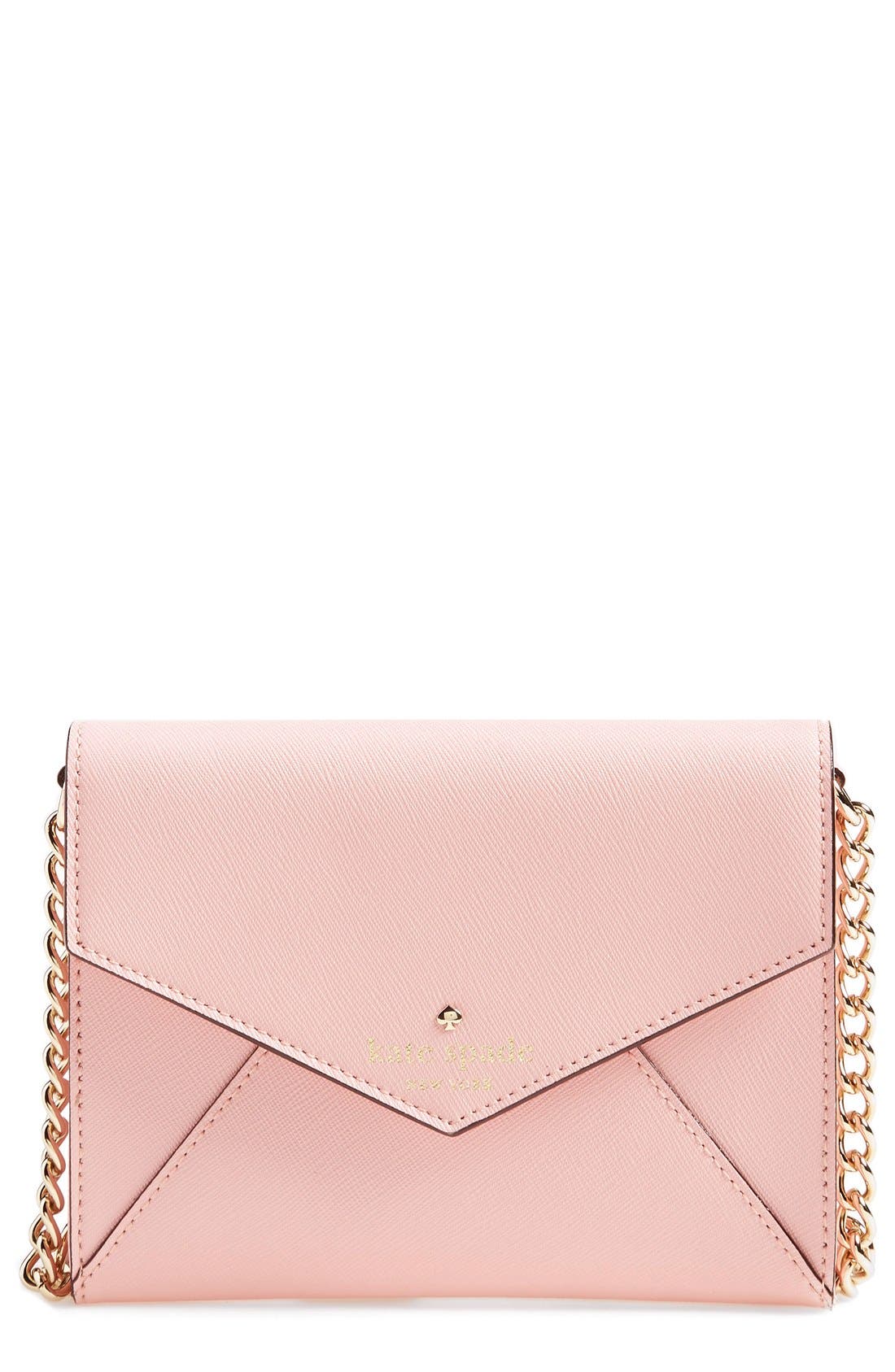 'cedar street - monday' crossbody bag, Main, color, ROSE JADE