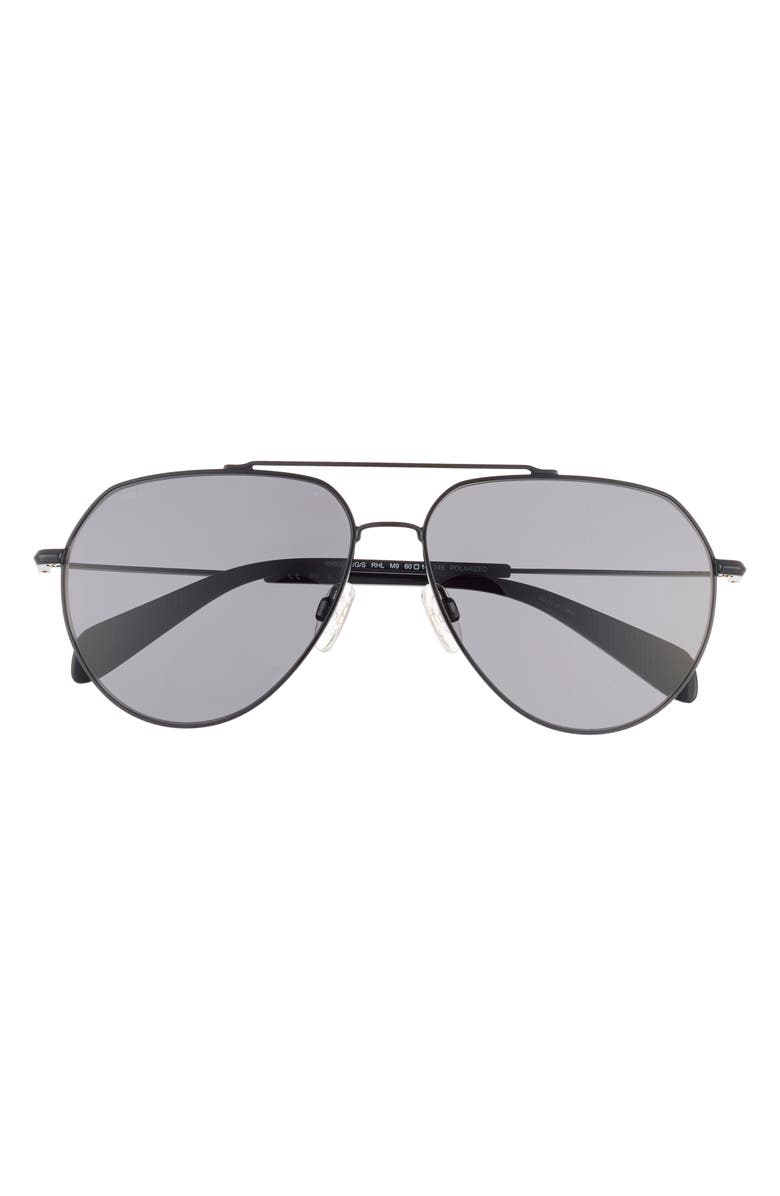 rag & bone 60mm Gradient Pilot Sunglasses, Main, color, 
