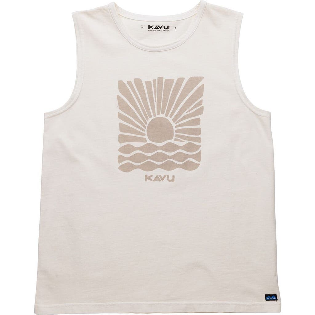 Kavu Summertown Tank Top In White