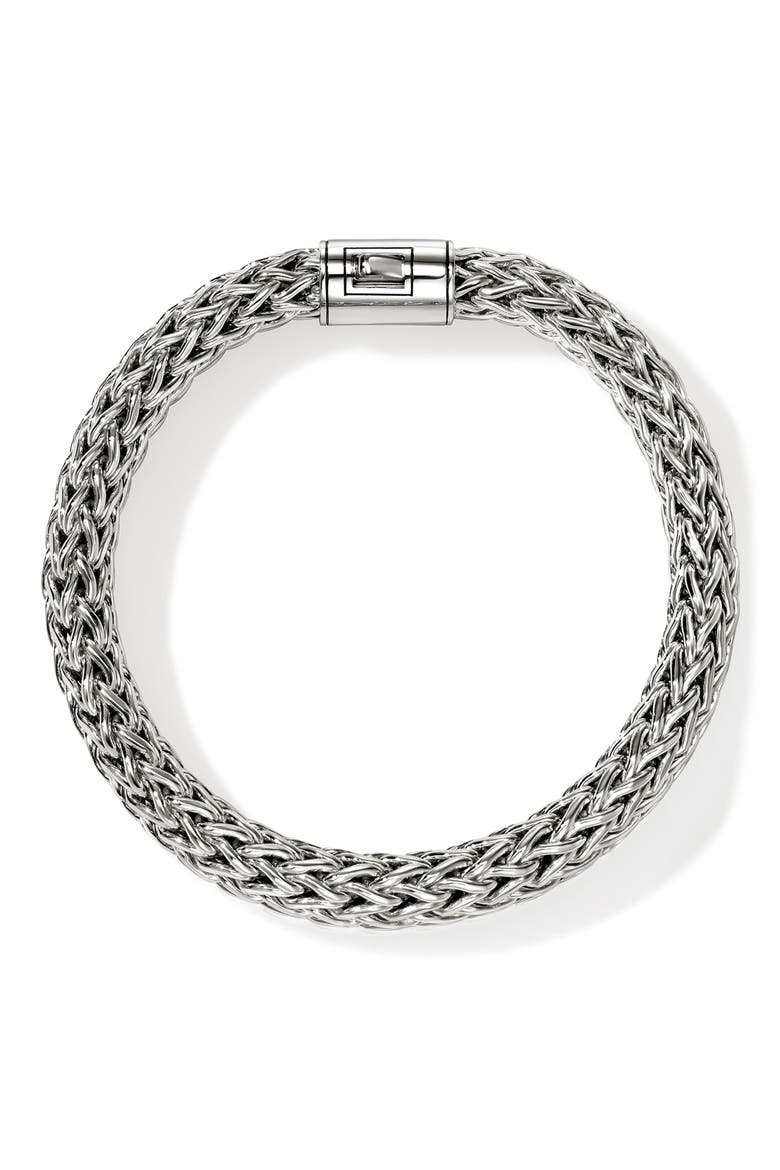 Icon Bracelet, 10.5mm, Alternate, color, SILVER