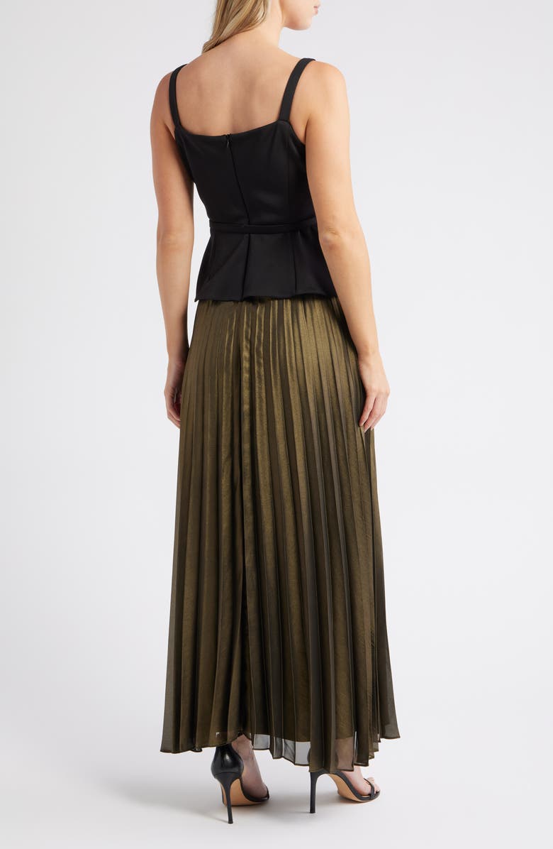 Julia Jordan Mixed Media Dress, Alternate, color, Black Multi