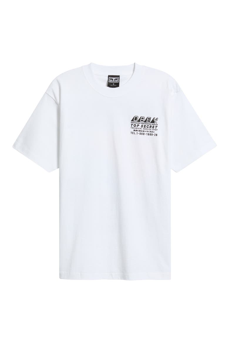 Top Secret Graphic T-Shirt, Alternate, color, WHITE
