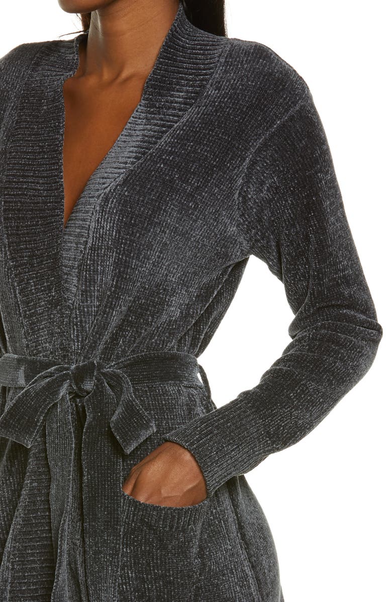 Natori Tranquility Chenille Short Robe, Alternate, color,