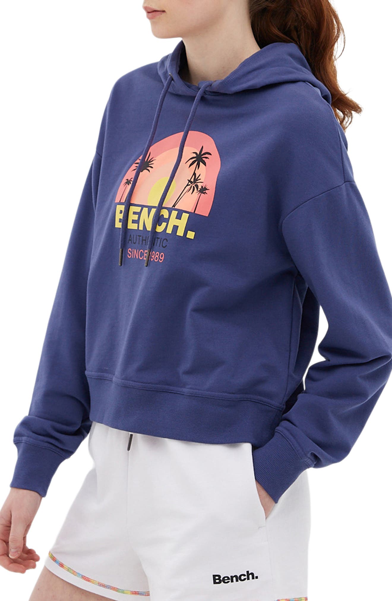 Bench. French Terry Cropped Hoodie (Women) | Nordstromrack