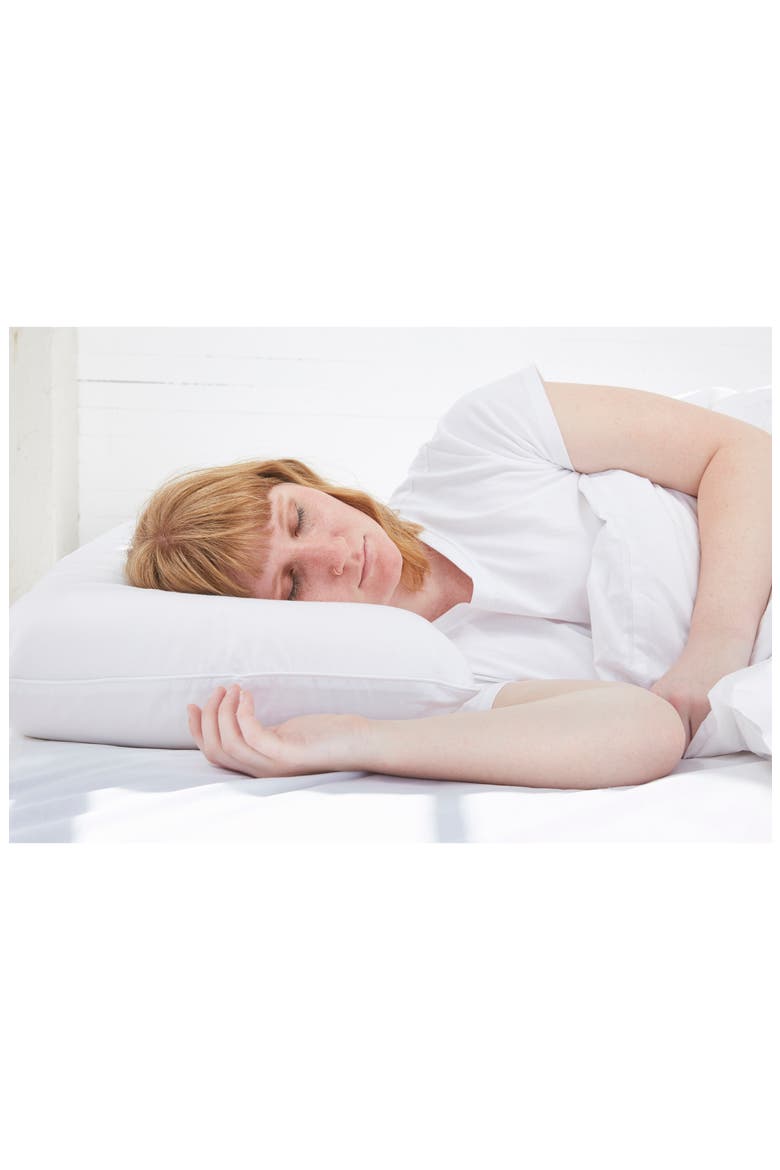 Turiya Organic Latex Pillow, Alternate, color, ALPINE WHITE