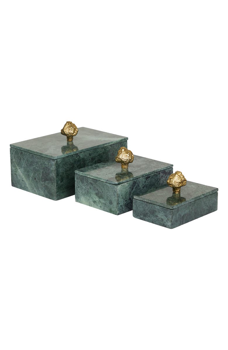 VIVIAN LUNE HOME Marble Box with Handle - Set of 3, Alternate, color, 