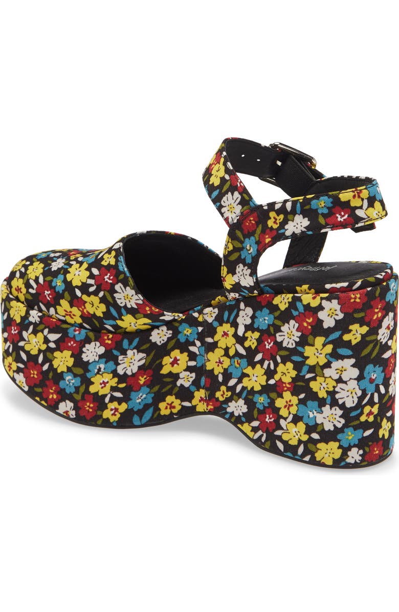 Jeffrey Campbell Bohemian Platform Wedge Sandal, Alternate, color,