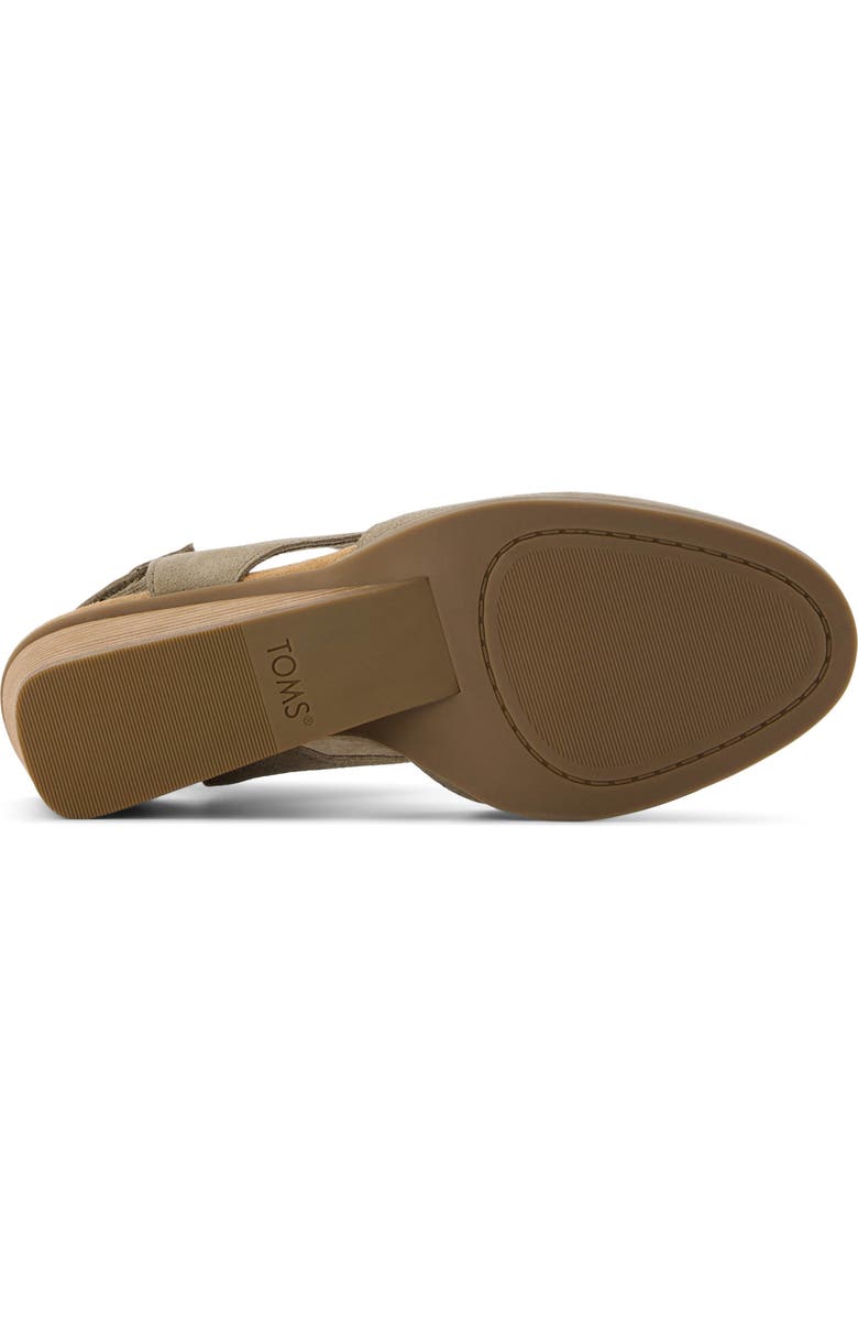 TOMS Maison Wedge Sandal, Alternate, color, Natural
