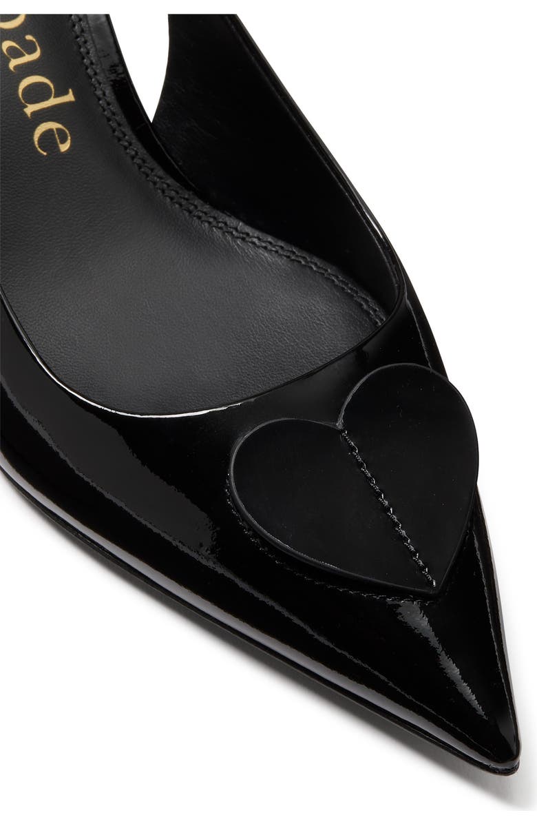 Kate Spade New York lover slingback pointed toe kitten heel pump, Alternate, color,