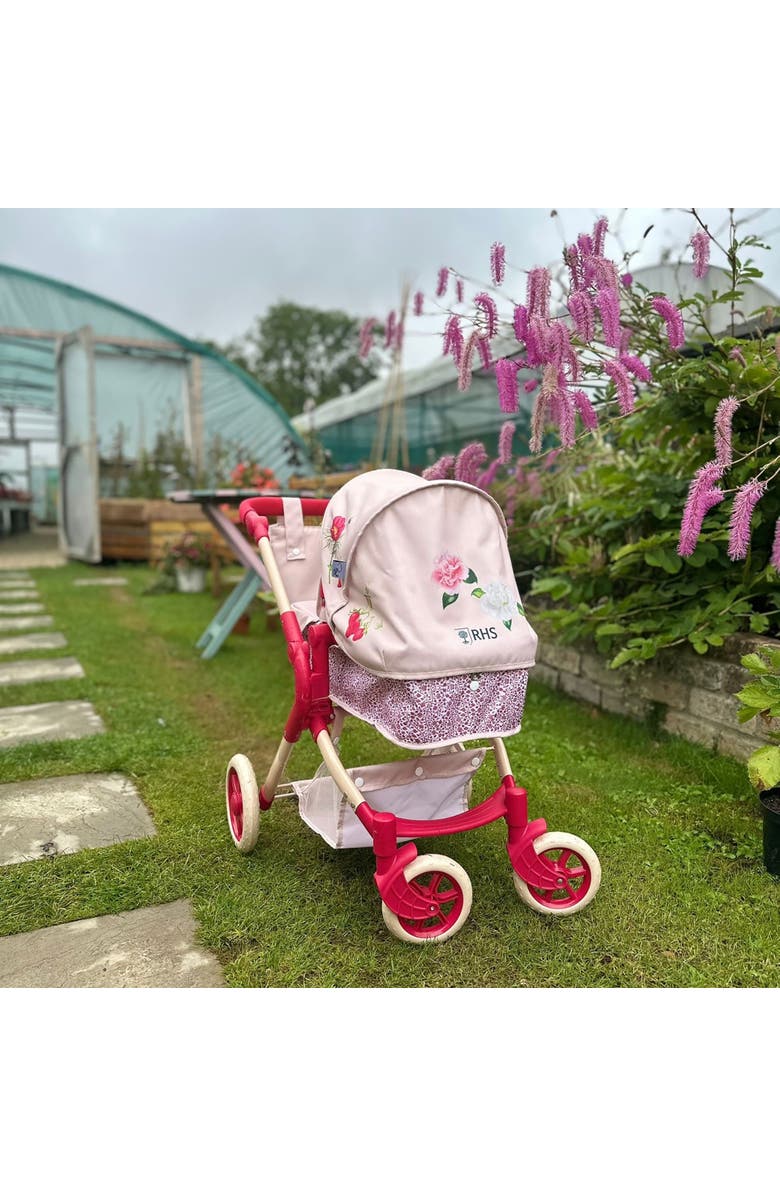 Roma Prams Rhs Single Doll Pram, Convertible 2 In 1, Alternate, color, Multicolored