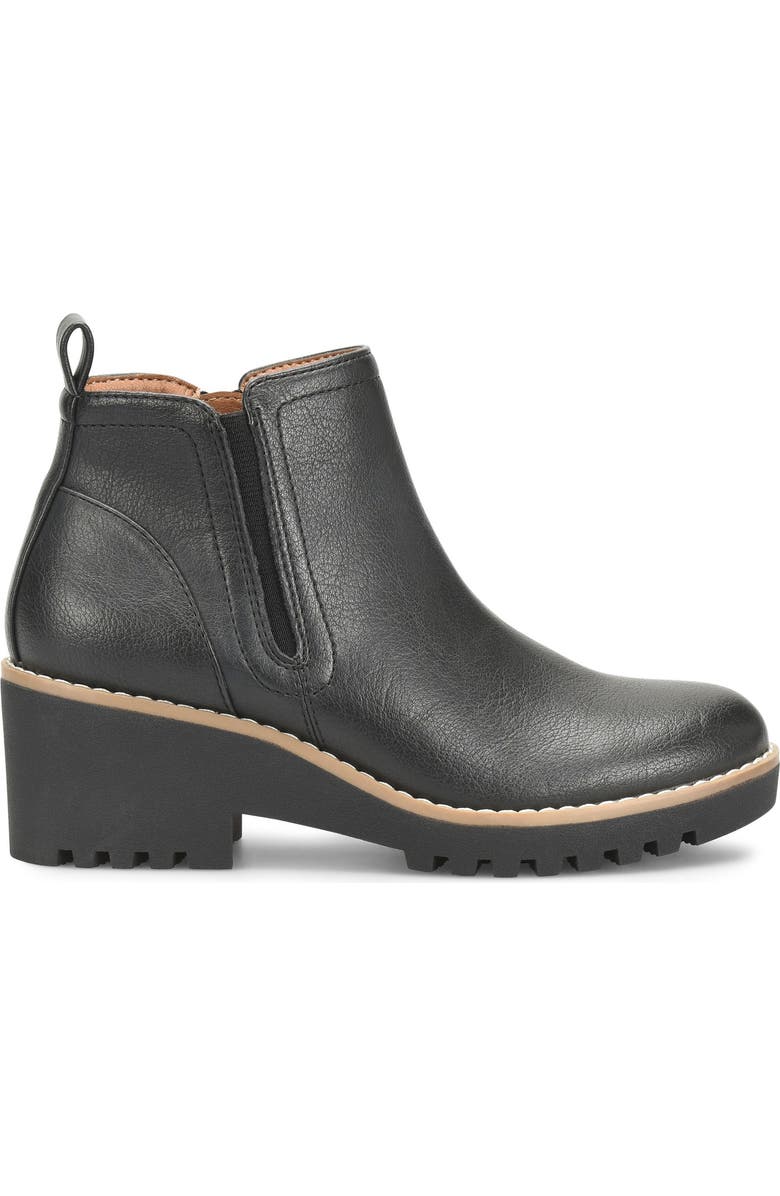EUROSOFT Elan Pull-On Bootie, Alternate, color, Black
