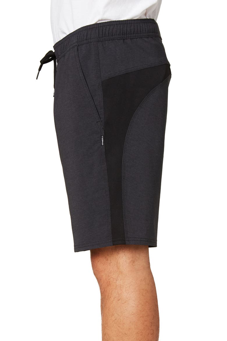 Interval Hybrid Shorts, Alternate, color, BLACK